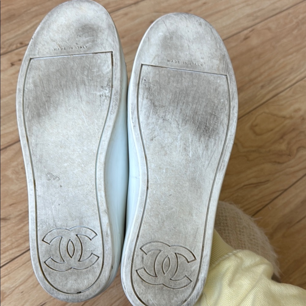 Chanel White Sneakers For Women View 6